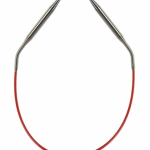 ChiaoGoo Knit Red Circulars 12"