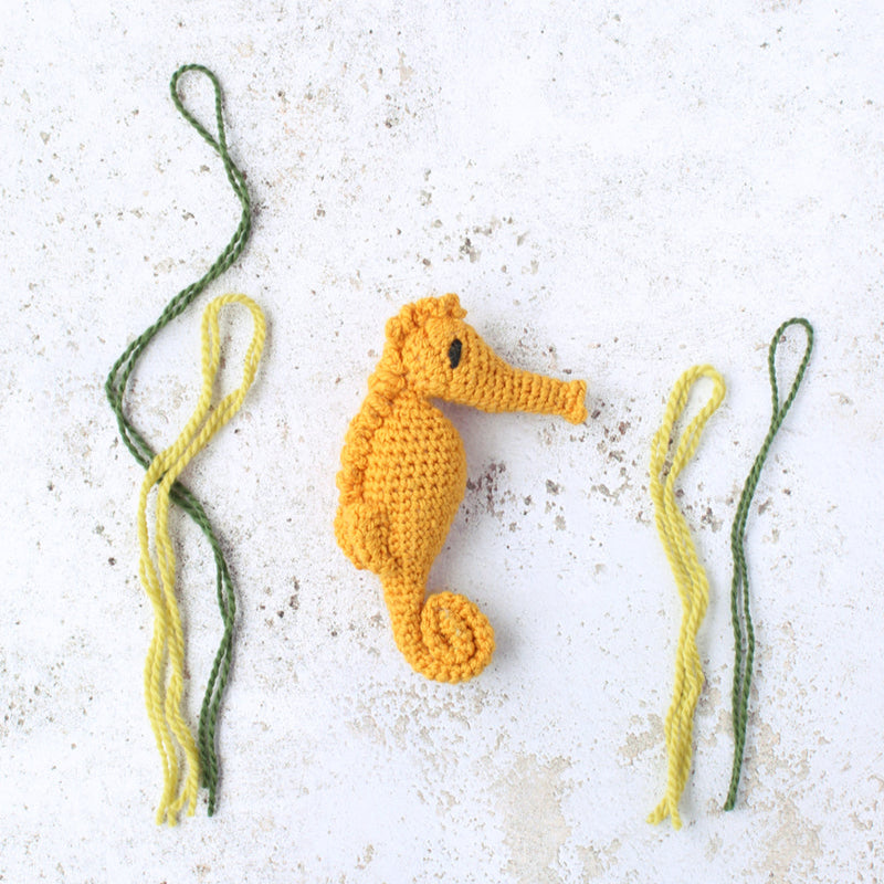 Toft Mini Crochet Kit-Blanche the Seahorse